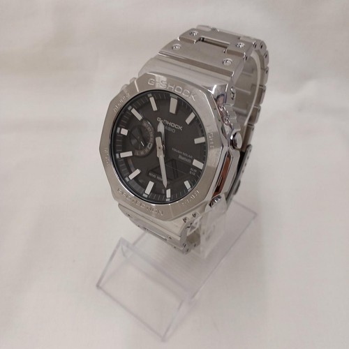 Casio shock b2100 silver - g-shock, gm-b2100