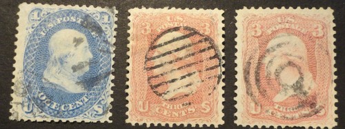Scott 64b 65 used - scott,