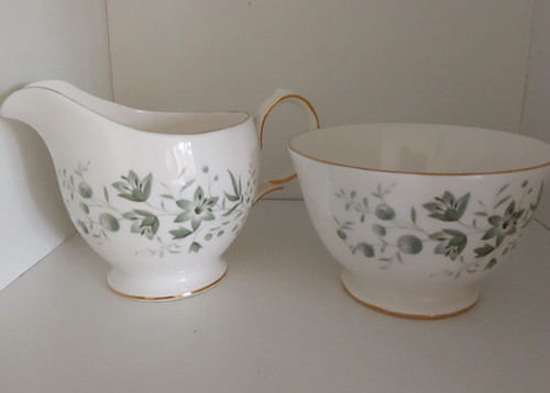 Queen anne milk jug and - queen, sugar