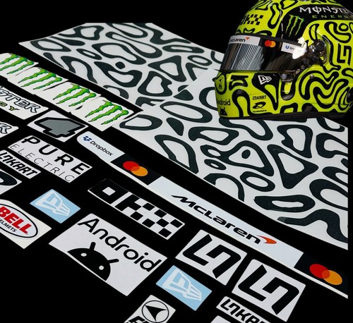 Motorsport helmet sticker - motorsport, set
