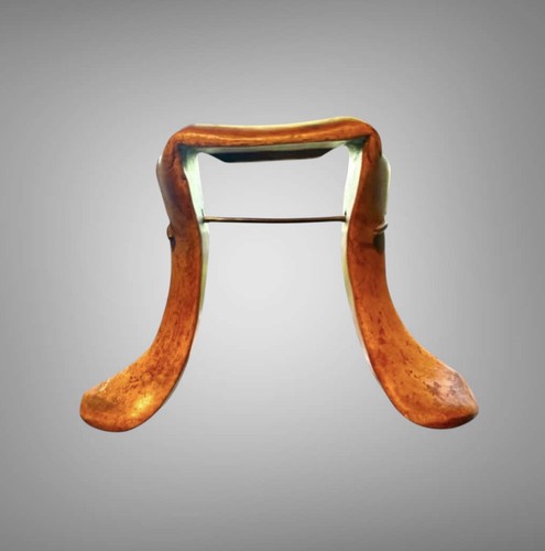 Old wood carved karamonjong - wood,