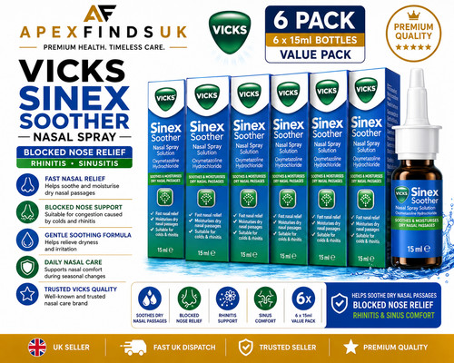 Vicks sinex soother nasal - 6x,