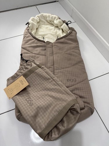 Egg footmuff houndstooth - 3,