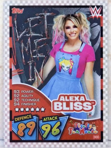 Wwe alexa bliss topps slam - wwe,