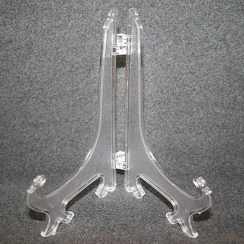 Clear plastic display plate - plastic,