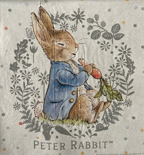 Peter rabbit single paper - x,