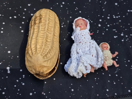 Vintage celluloid baby doll - vintage,