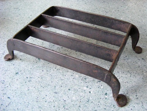 Antique iron fireside - iron, kettle