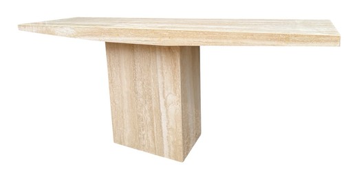 Italian travertine console - italian,