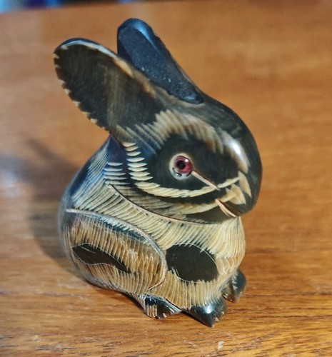 Hand carved water - water, buffalo