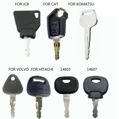 Key master plant excavator - key, plant/