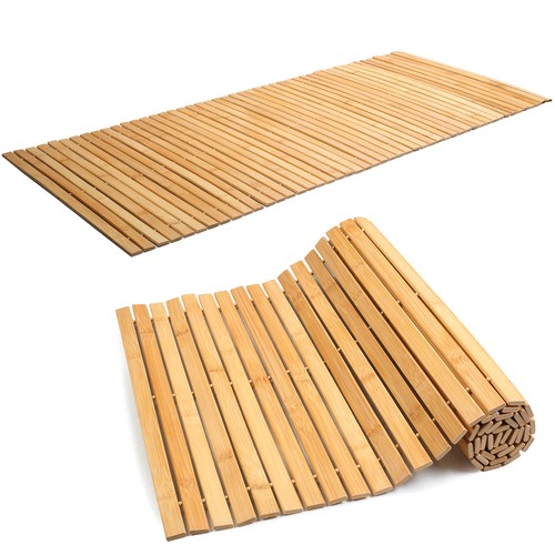 Bamboo folding bath mat duck - folding,