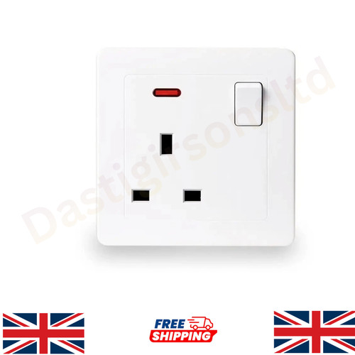 13a single gang white - single, wall