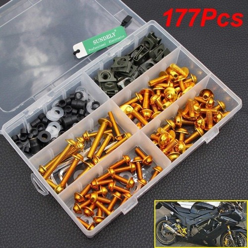 Gold fairing bolts kit - hq,
