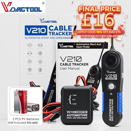 Vdiagtool v210 automotive open - v210,