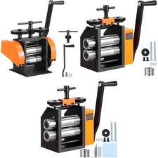 VEVOR Rolling Mill 45/75/76mm Jewelry Rolling Mill Machine 1: 2.4 Gear Ratio