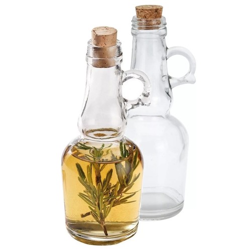 Olive oil bottle pourer glass - olive,