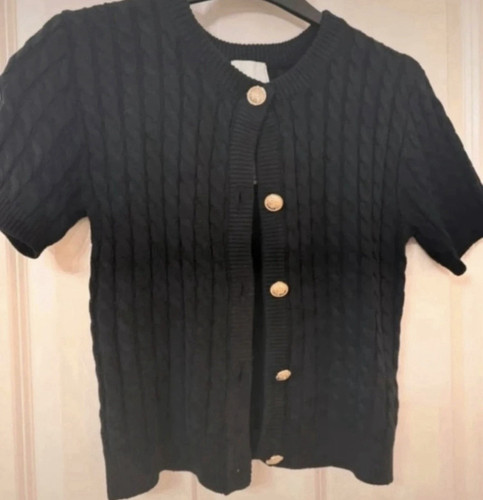 Women black cable knit - women’s,