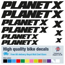 Planet X bike labels / decals