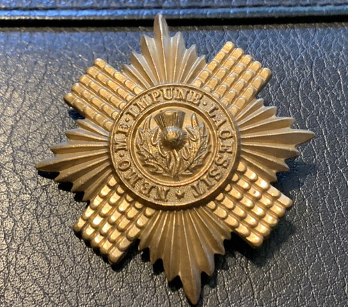 Scottish military cap badge - scottish,