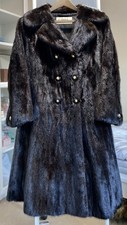Vintage Black Brown Mink