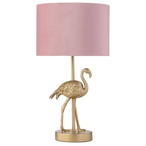 Gold flamingo lamp bedside - flamingo,