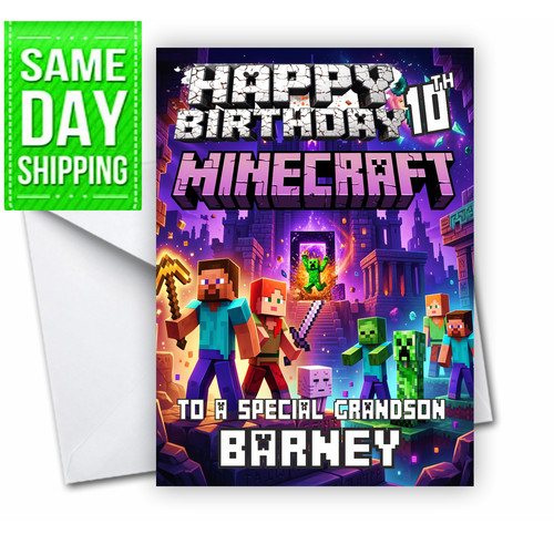 Personalised birthday card - personalised,
