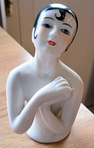 Vintage art deco large - large, pierrot