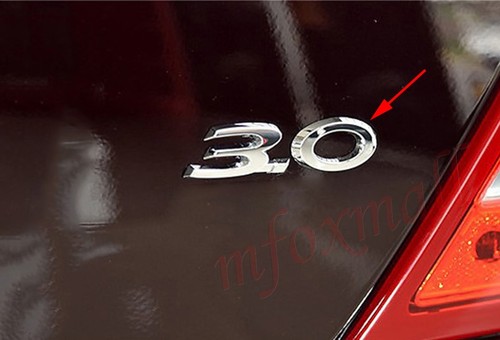 Chrome metal logo badge - 3.0,