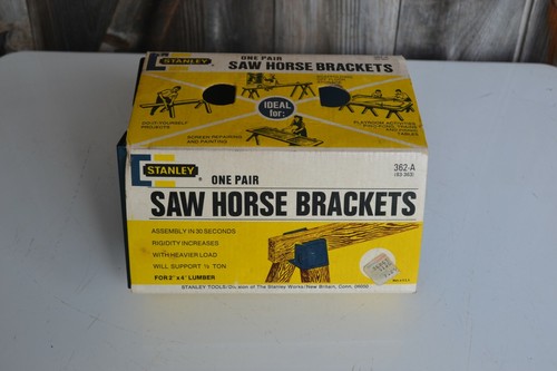 Vintage stanley saw horse - vintage,