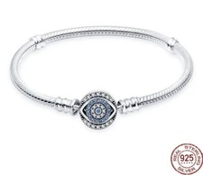 Charm Bracelet 19cm 925 Silver