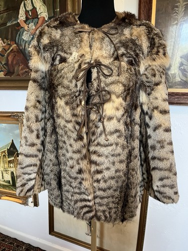 Vintage rabbit fur - fur, with