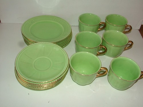 Antique art deco - pieces, of