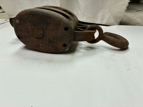 Vintage block tackle - block, &