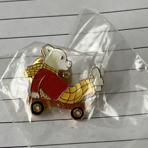 Rupert bear collectable pin - rupert,