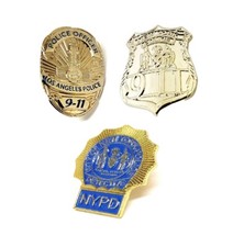 TaRa New York Police Detective Metal Enamel Pin Badge New UK