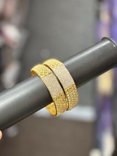 asian indian pakistani 22 karat gold plated bangles 