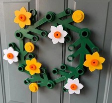LEGO Inspired Door Wreath Decoration Spring, Christmas, Halloween, Easter