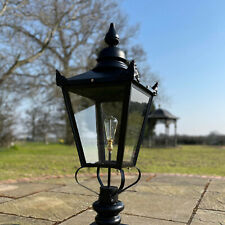 USED Black Victorian Lamp Post