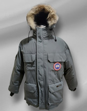 Canada Goose Expedition Parka Jacket Men's Medium Steel Gray Duck Down 4565M