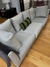 RRP £6522 Victor Sofa by Flexform in Grey Linen Mix