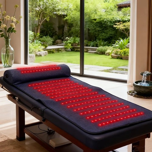 Red light therapy mat with - red,
