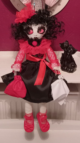 Gothic rag doll - gothic,