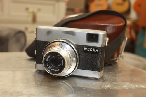 Werra black 35mm camera - werra,