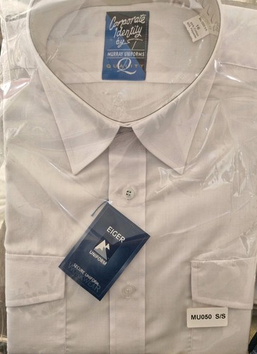 White pilots shirt short - shirt,