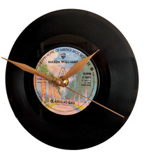 Mason Williams Classical Gas 7" Vinyl Record Clock - Unique Gift for music lover