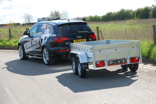 Car trailer 7x4 - twin, axle