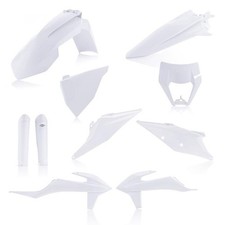 Acerbis Full Plastics Kit 20 White #2791546811 KTM 500 EXC-F/350 EXC-F/500 XCF-W