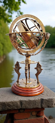 Armillary sphere with zodiac - armillary,