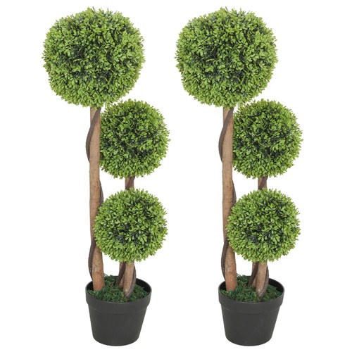 Homcom potted artificial - potted,
